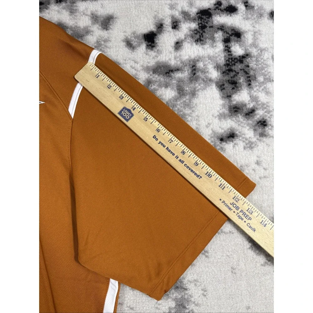 Nike Texas‎ Longhorns Polo Mens Extra Large Rust Orange Bull Stretch Performance